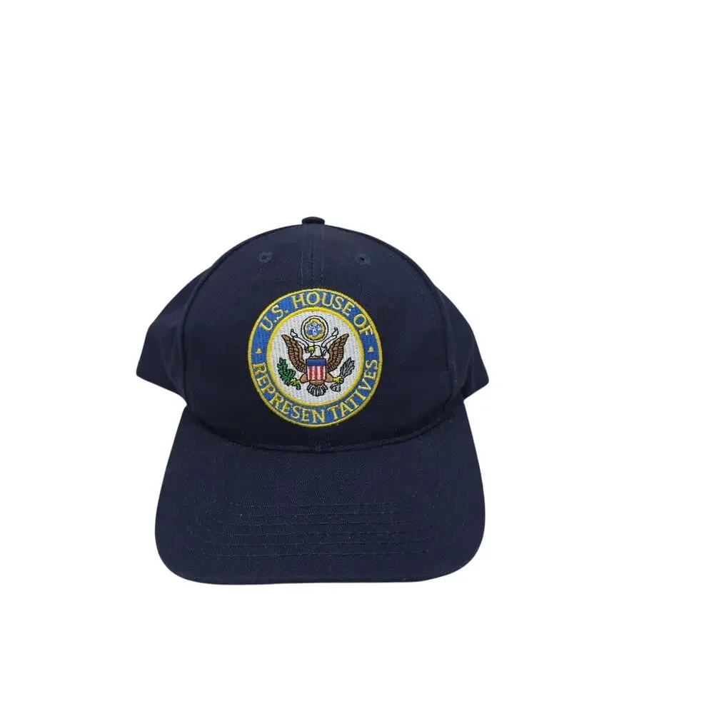 U. S. House Of Represetatives Blue Hat Cap Made In Usa New